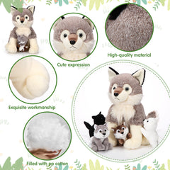 Honoson belly-opening design revealing cubs for interactive fun