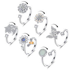 Honsny anxiety ring butterfly design promotes calm focus during daily tasks.