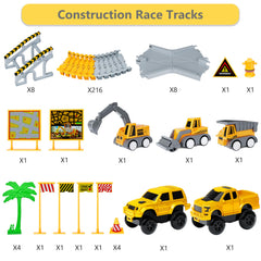 Hony flexible track arc pieces let kids design creative layouts.