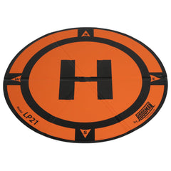 Hoodman LP21 weighted trifold landing pad unfolded for stable landings.