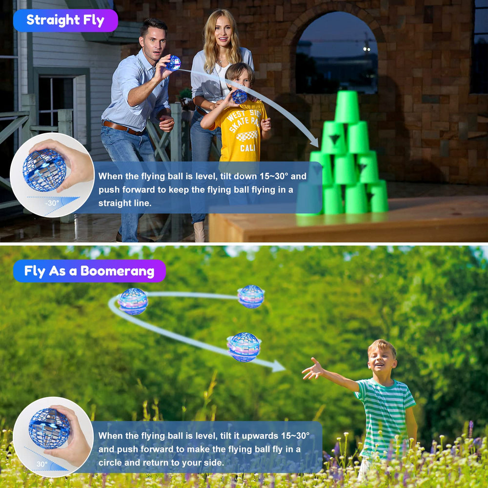 Hoofun Flying Orb Ball boomerang flight for dynamic tricks