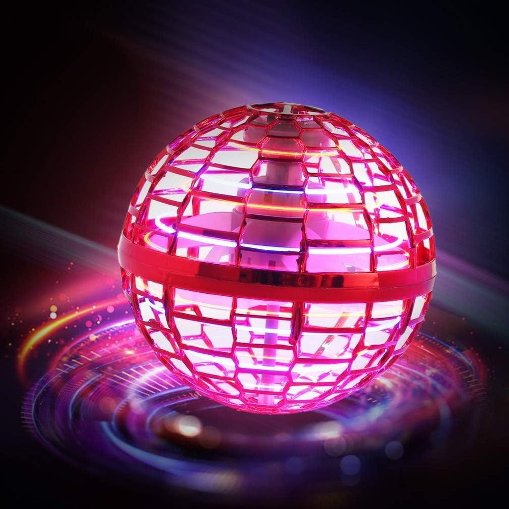 Hoofun Flying Orb Ball Toy red globe for safe, engaging hover play.