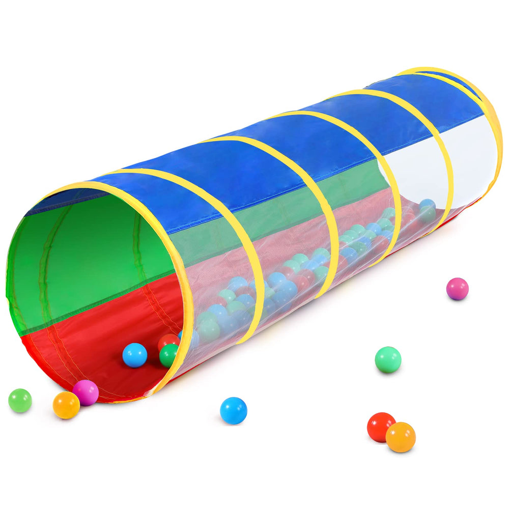 Hoohtoot kids crawl-through play tunnel in action for safe indoor exploration