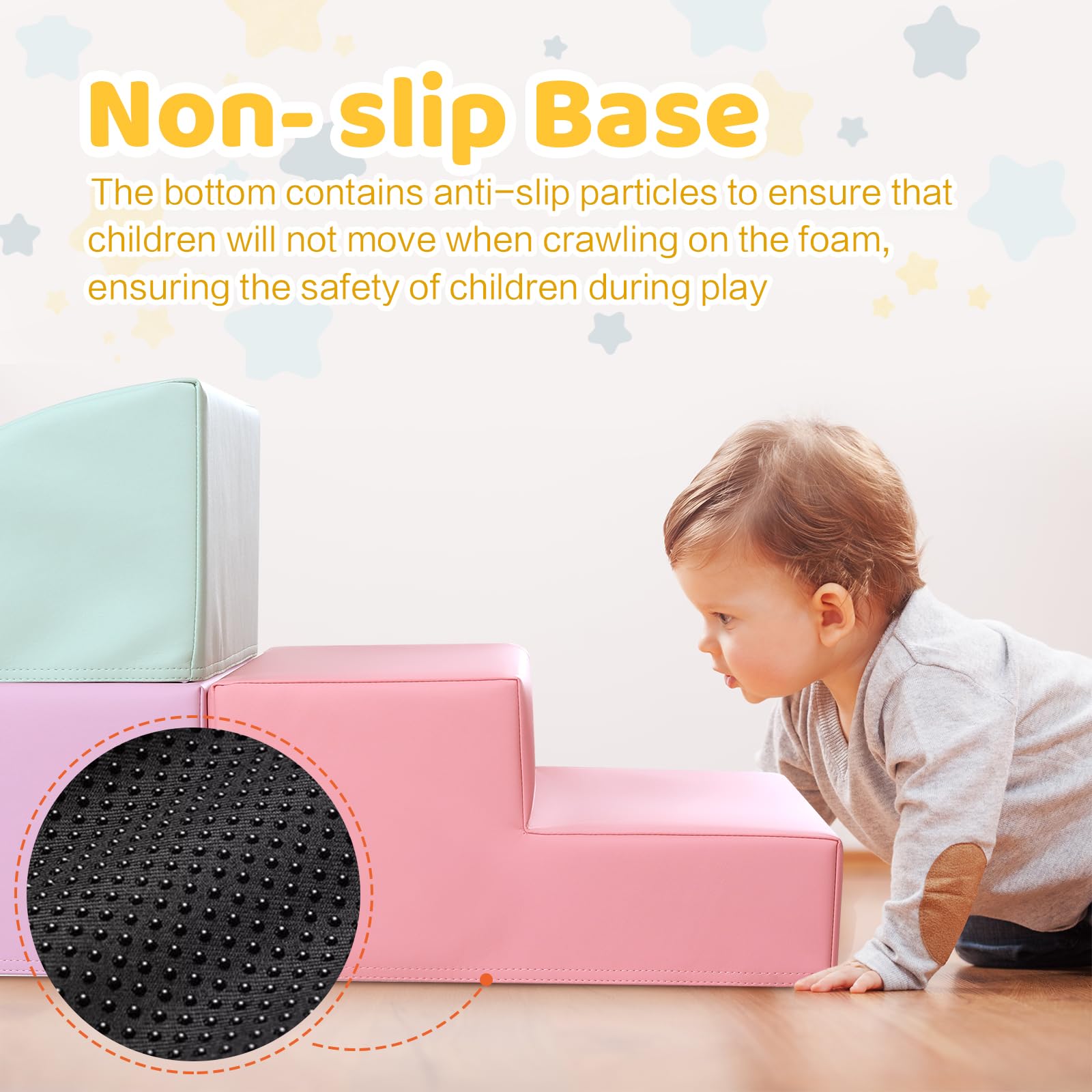 Hoohtoot soft play blocks with cushioned edges