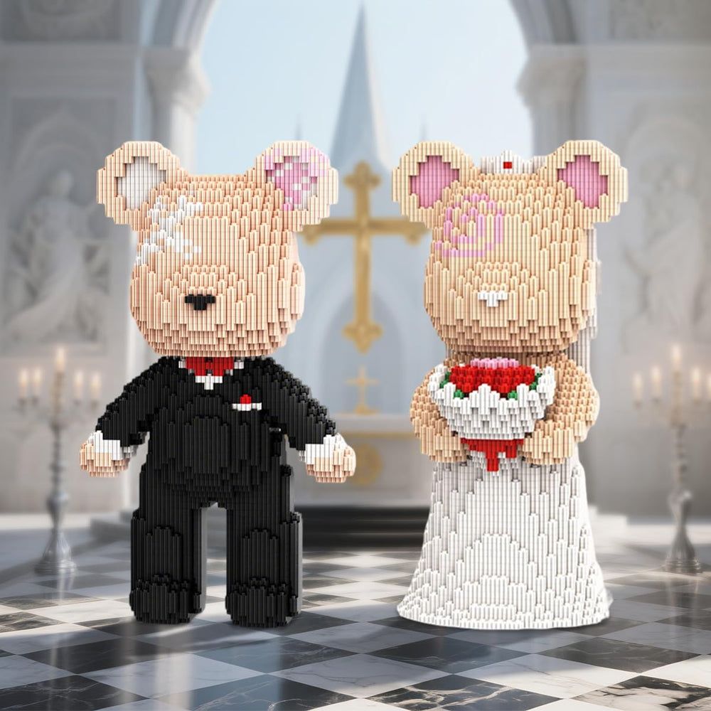 HOOLEDAY Bridegroom Bear hands-on project for a wedding keepsake.
