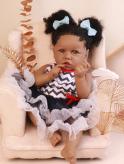 HOOMAI blue-eyed rooted-hair doll enhances nurturing play and realism