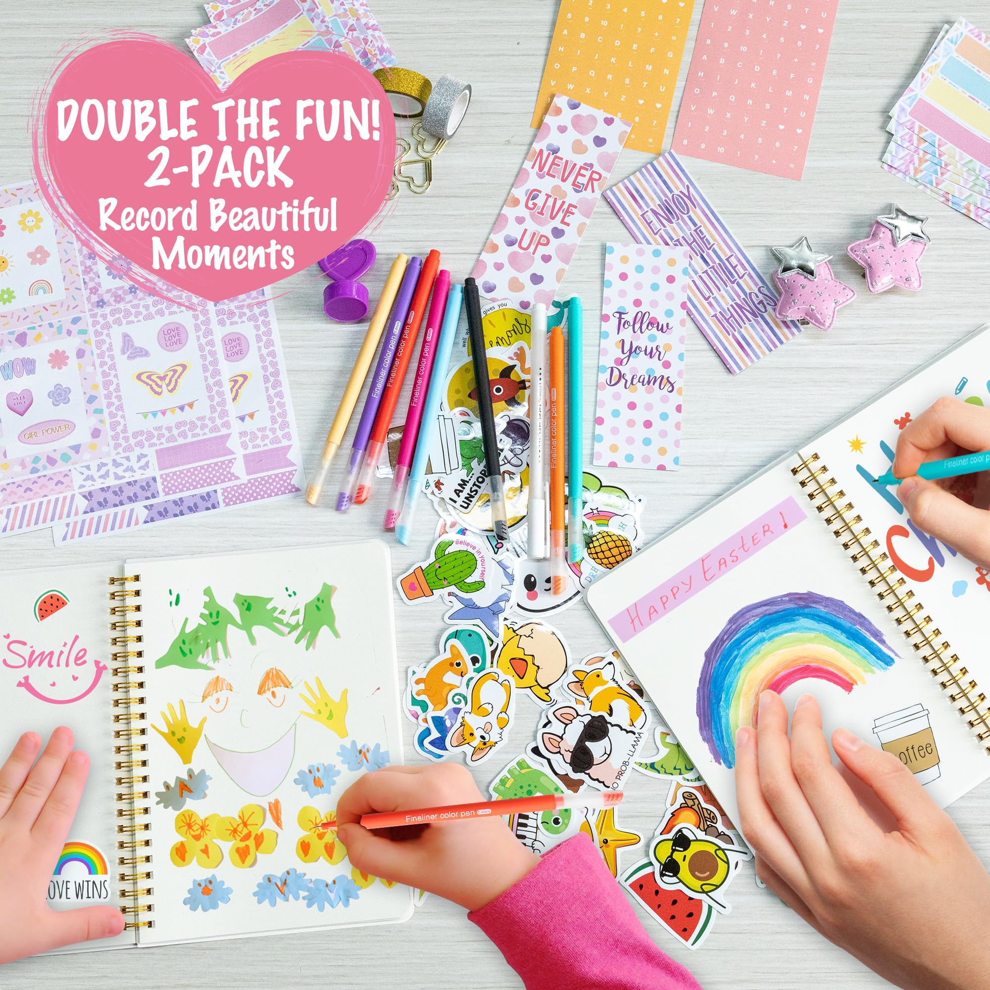 HoomTop patterned stickers capture playful motifs for personalized diary layouts