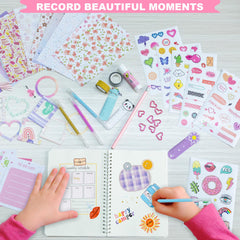 HoomTop DIY Journal Kit watercolor-pens deliver vibrant hues for lettering and art.
