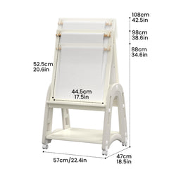 Hoopyosms easel made with HDPE material, sturdy and non-toxic.