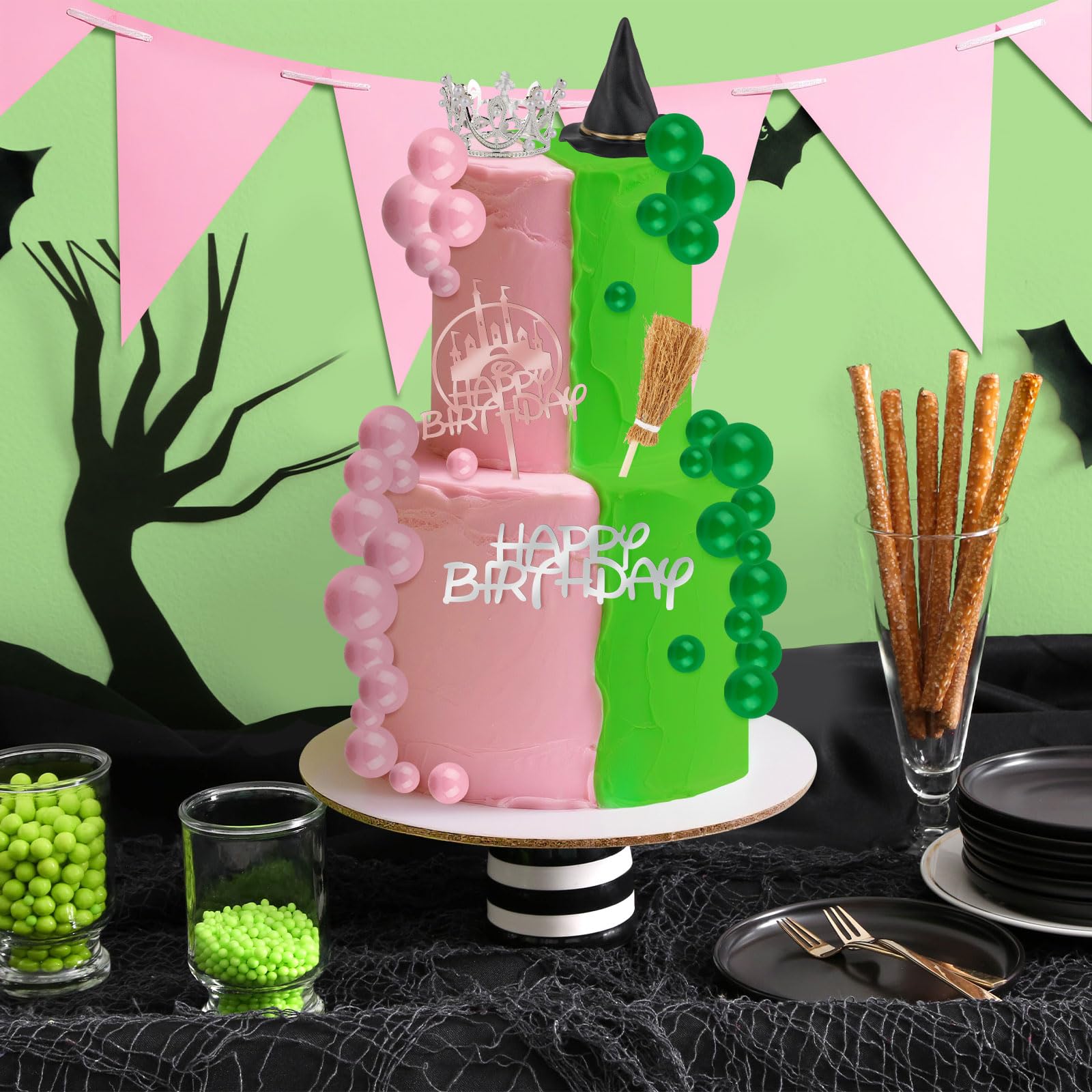 Hooqict happy birthday topper marks the occasion with stylish flair