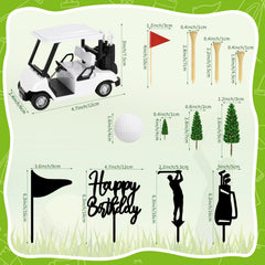 Hooqict green tree toppers add natural flair to treats