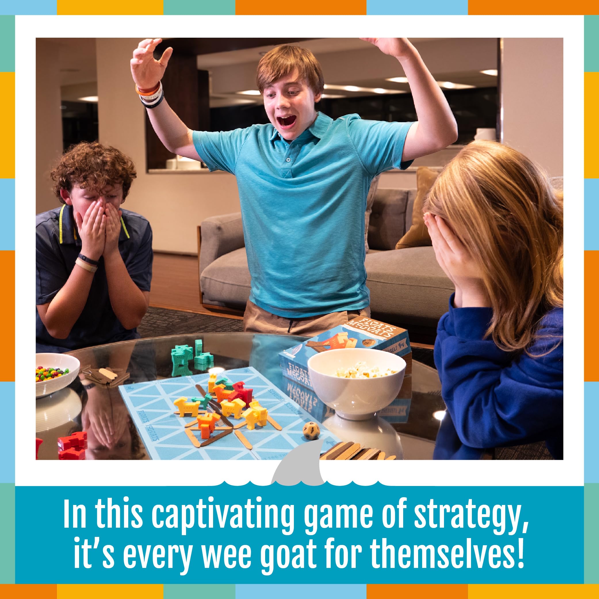 Hootenanny Games Floats McGoats game-dice captures chance and variety in every turn.