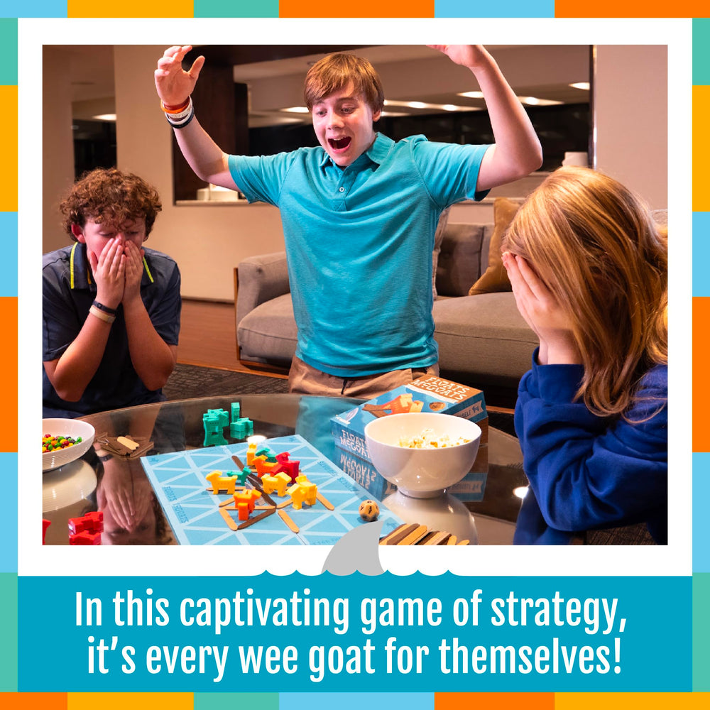 Hootenanny Games Floats McGoats game-dice captures chance and variety in every turn.
