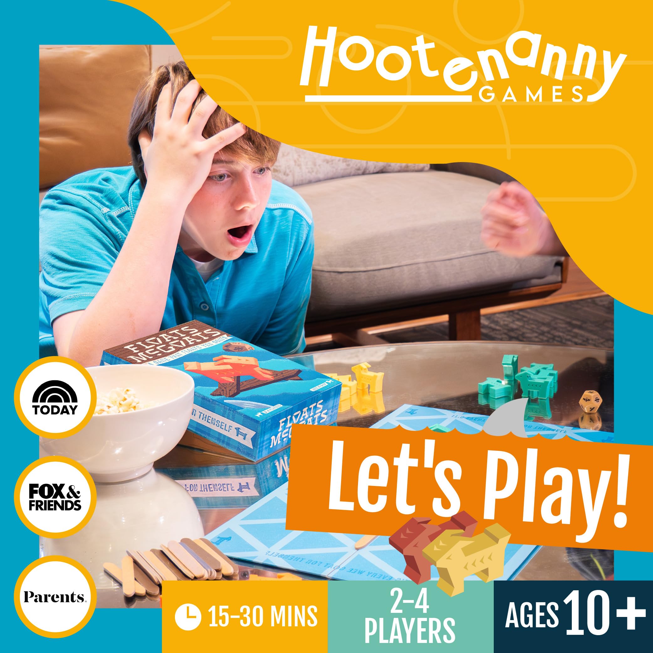 Hootenanny Games Floats McGoats shipwreck scene highlights strategy and quick decision making.