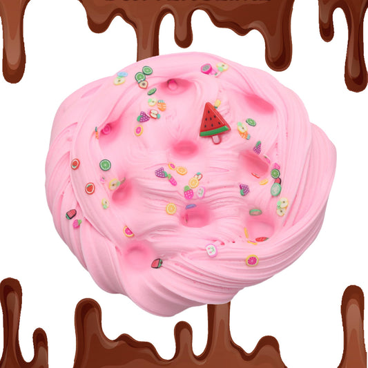 Hootoysforu butter slime kit white ice cream – smooth, non-sticky fun for kids.