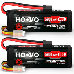 HOOVO 11.1V 3S battery with compact form for tight RC compartments