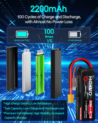 HOOVO battery weight 174 g ensures balanced handling in mid-size drones.