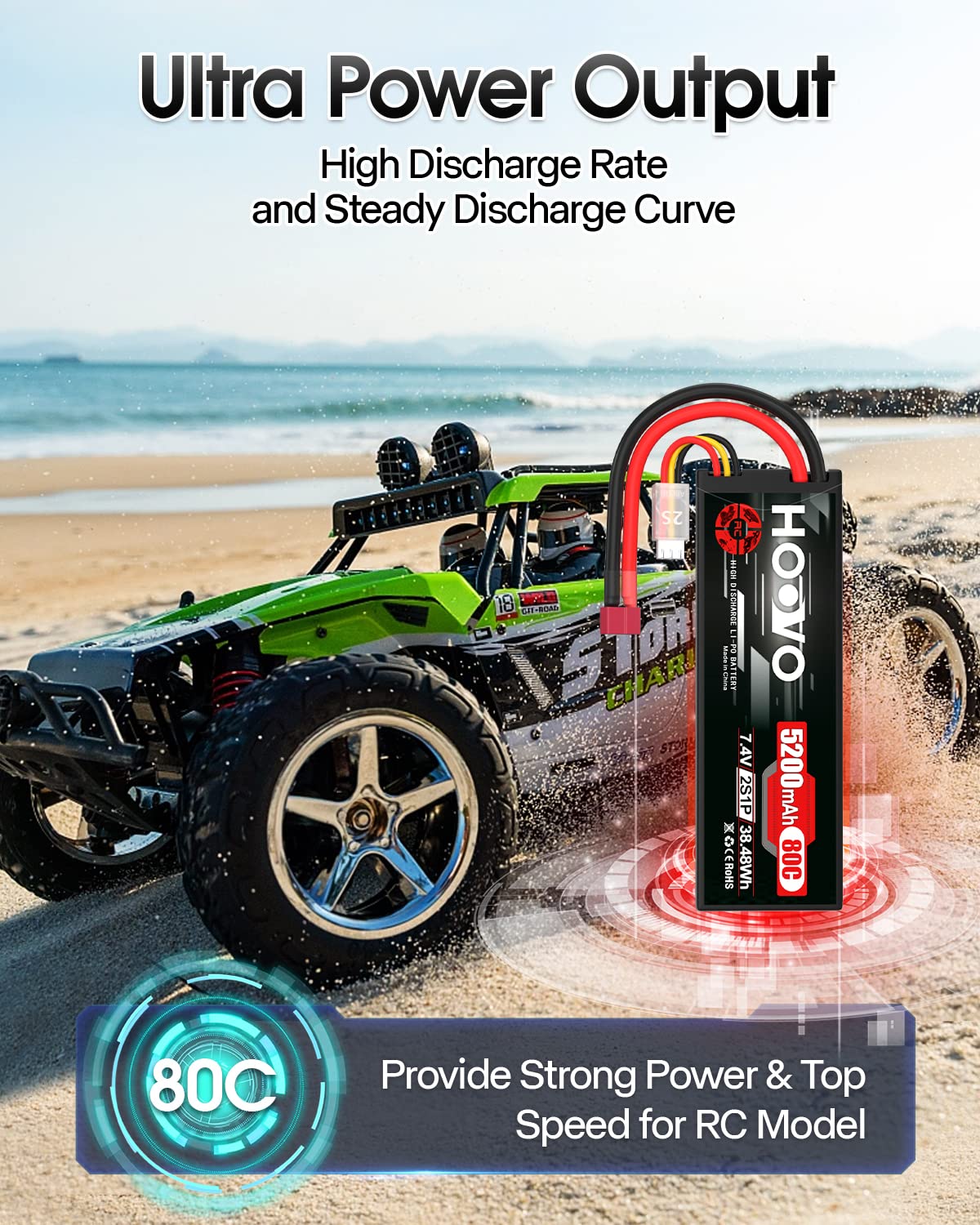 HOOVO T Plug Connector provides quick, reliable connections during RC use.