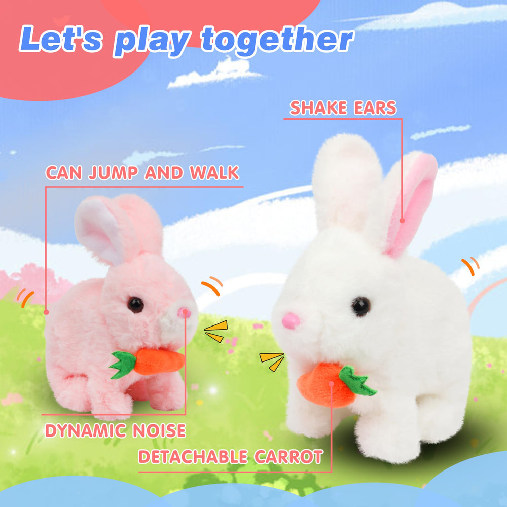 Hopearl bunny nose twitch feature adds interactive fun to cuddly play