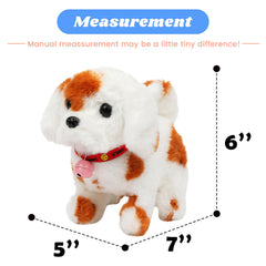 Hopearl dog wiggle tail and nodding head for lively pretend play