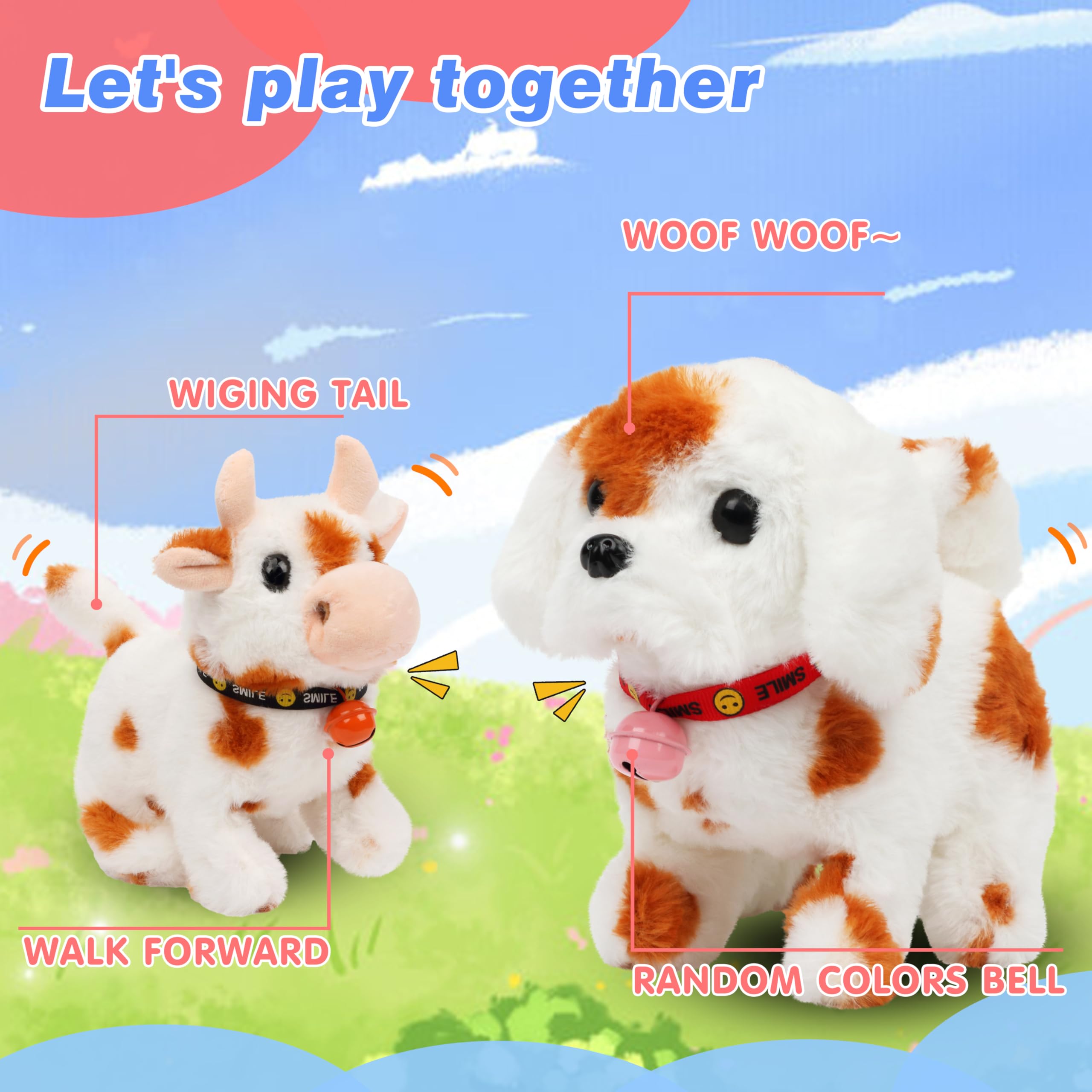 Hopearl dog woof sound enhances pretend pet moments