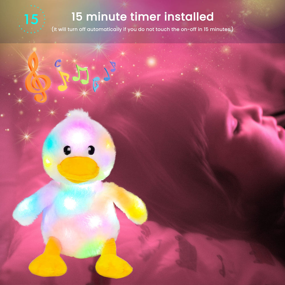 Hopearl duck serves as a bedtime companion for kids