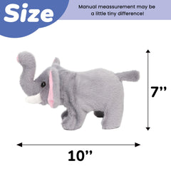 Hopearl Elephish interactive walking elephant demonstrates forward movement and cheerful sounds.
