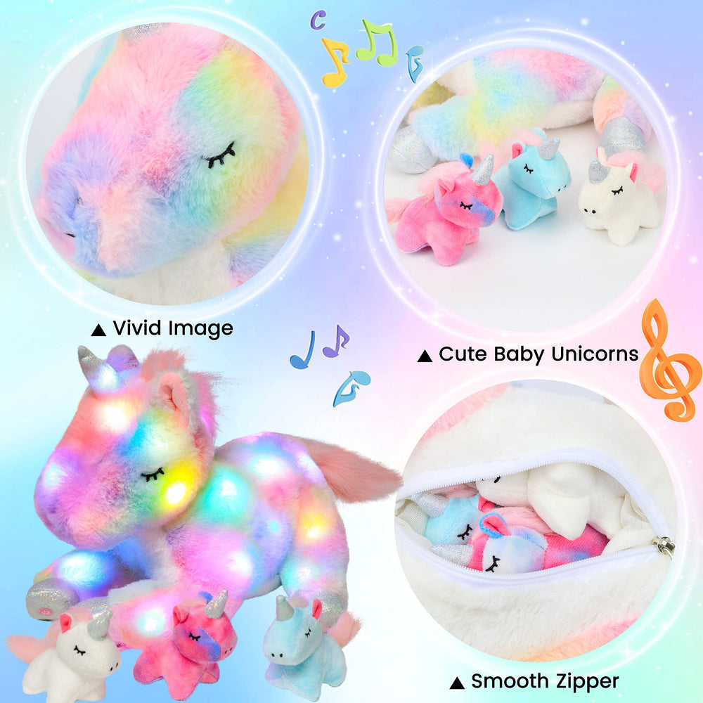 Hopearl glow in the dark night light unicorn.