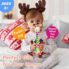 Hopearl Glowing Dancing Giraffe Toy plush design adds friendly, comforting presence for kids.