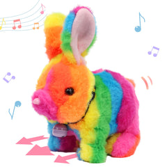 Hopearl hopping rabbit with bell promotes lively movement for engaging toddler play.