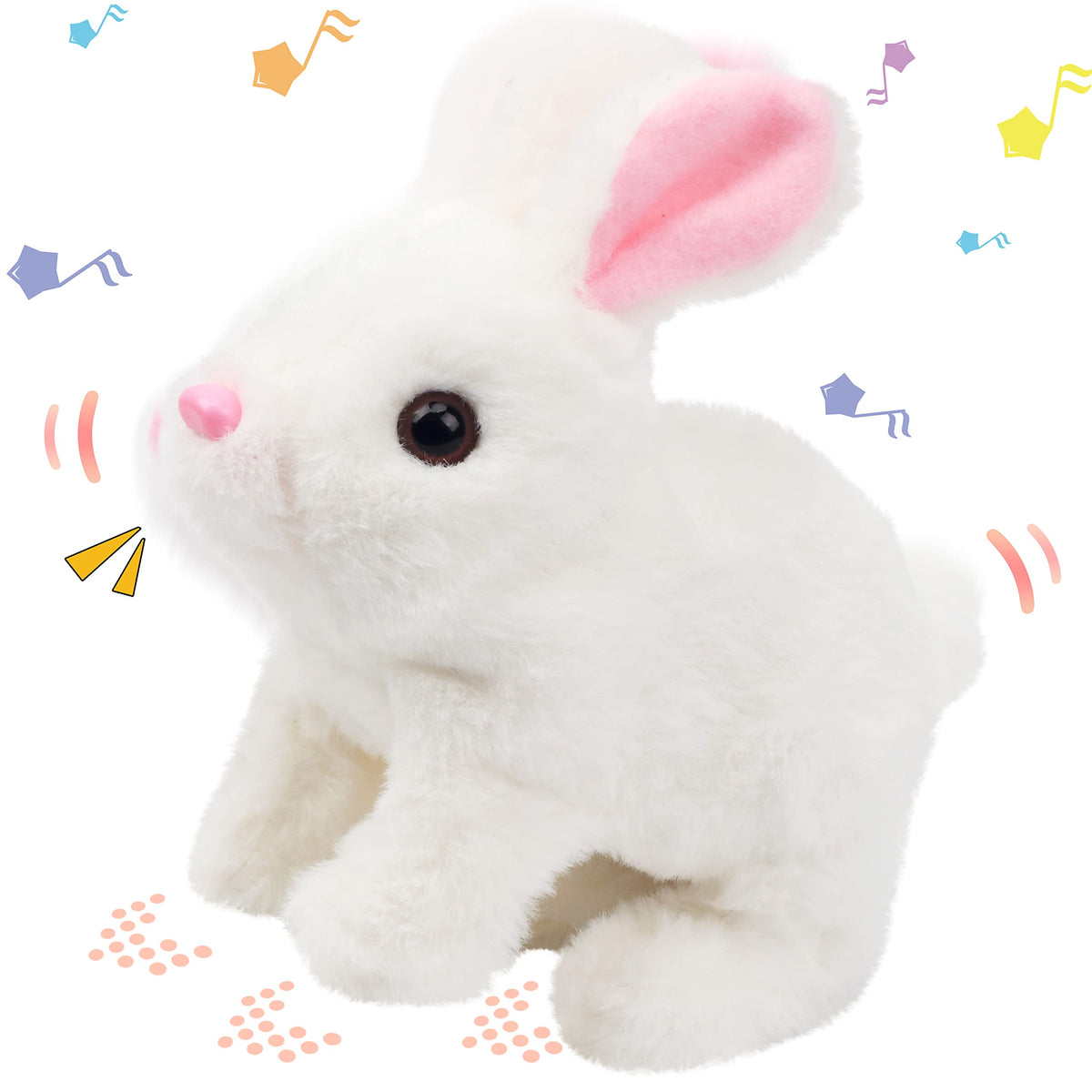 Hopearl hopping rabbit bunny walking promotes lively toddler playtime.