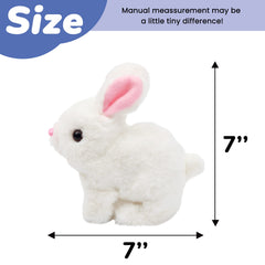 Hopearl hopping rabbit showing walking motion for active imagination play
