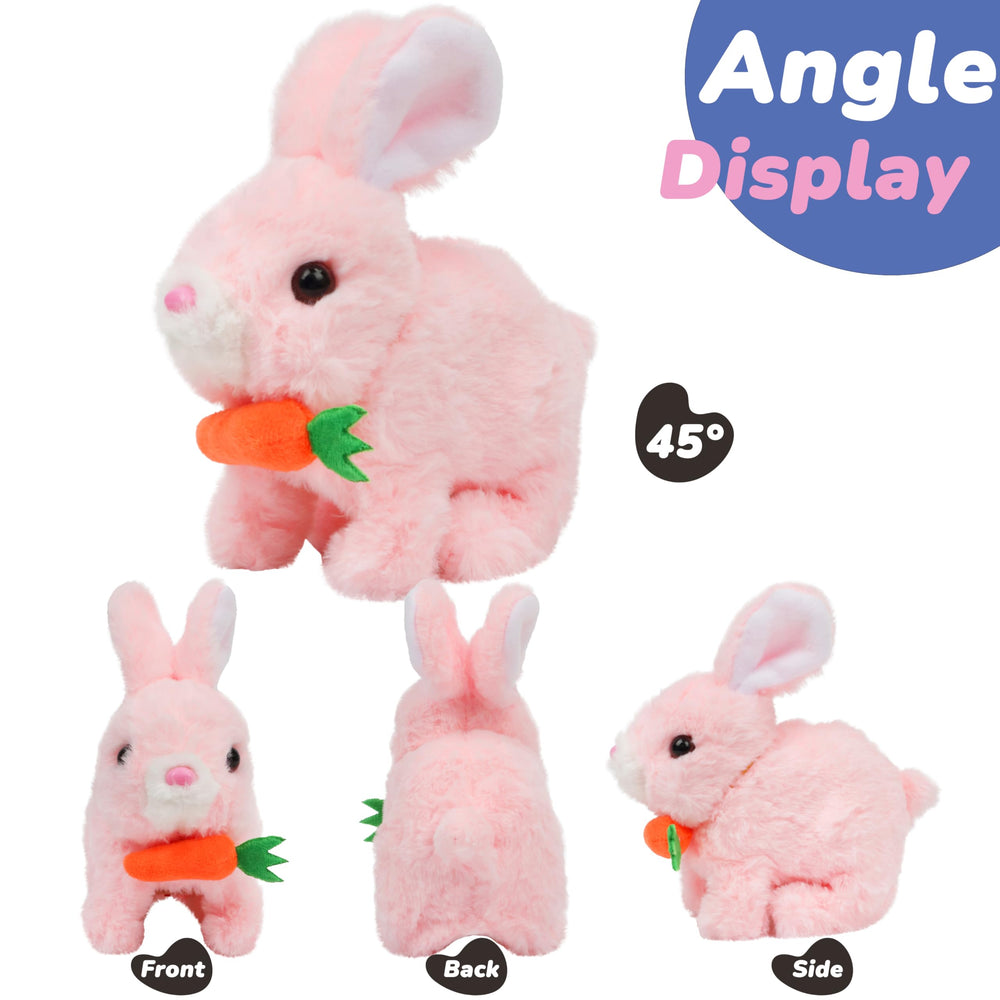 Hopearl interactive bunny sounds and movement boost tactile discovery for kids