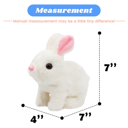 Hopearl interactive bunny walking motion; stimulates curiosity and pretend play