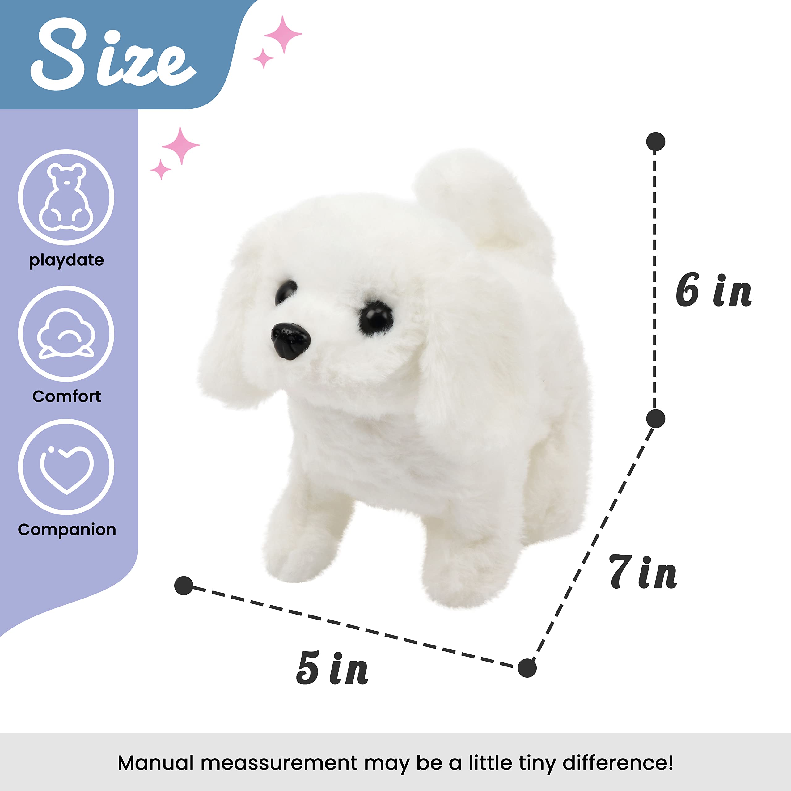 Hopearl interactive dog head-nod demonstrates head bobbing for animated storytelling.