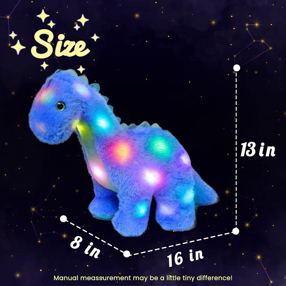 Hopearl LED dinosaur lets you insert 3 AAA batteries for bright glow