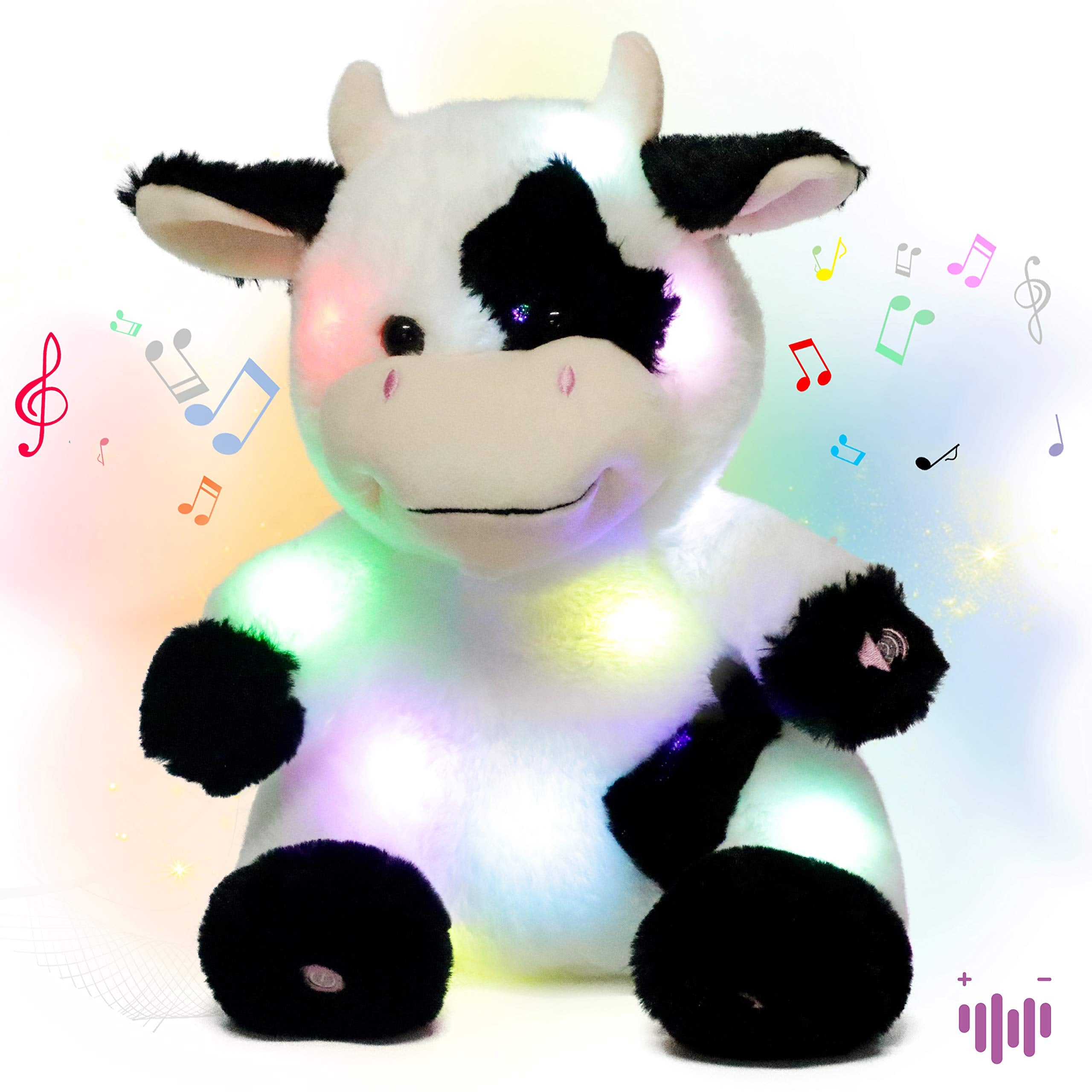 Hopearl LED musical cow glows in the dark to soothe bedtime.