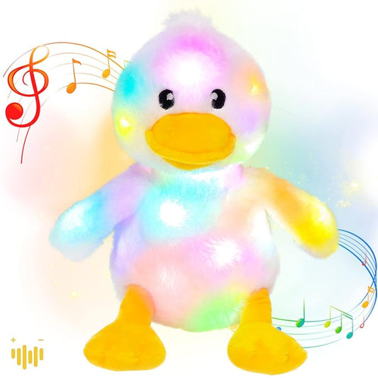 Hopearl LED musical duck glows in the dark for calm bedtimes