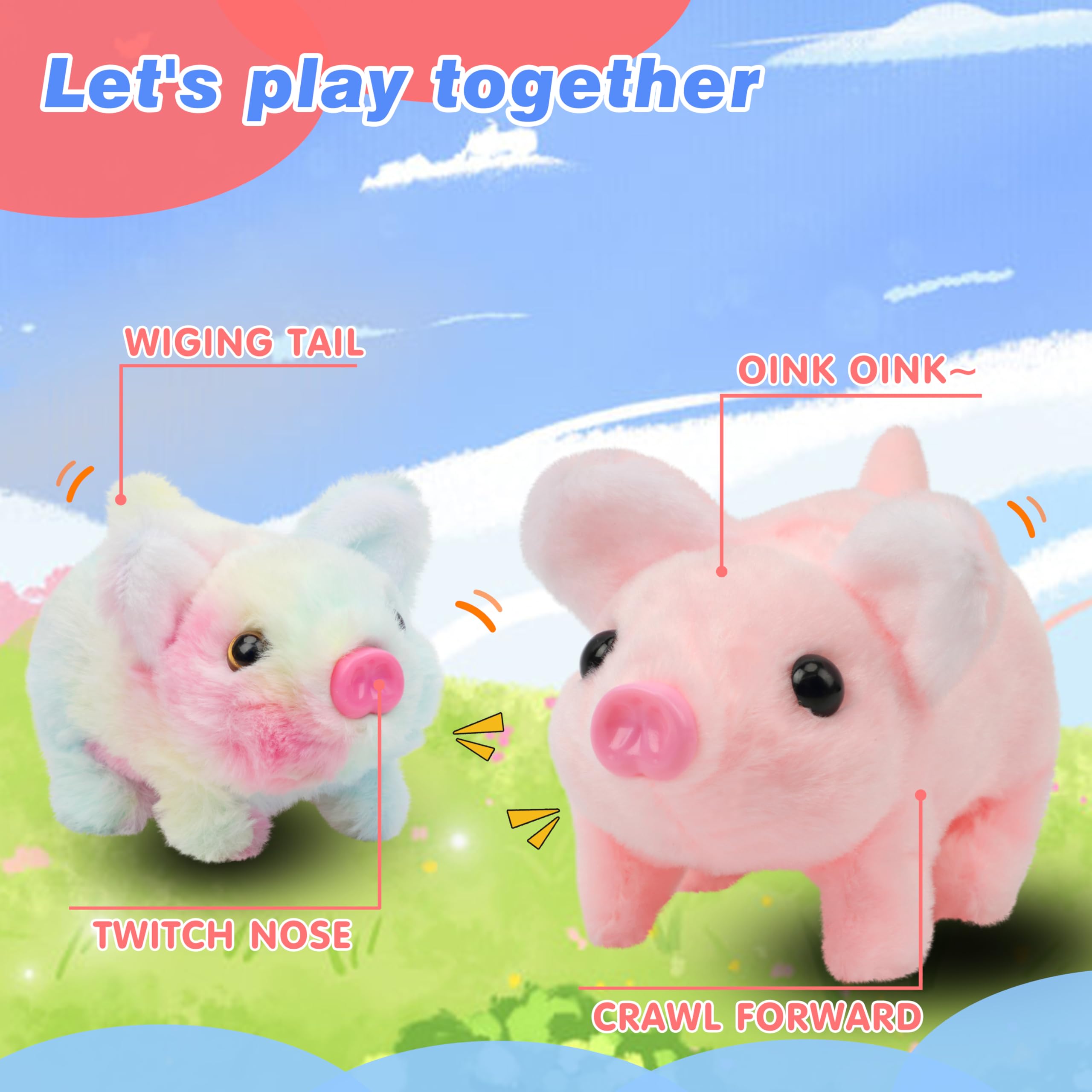 Hopearl piggy sounds and interactions invite imaginative storytelling