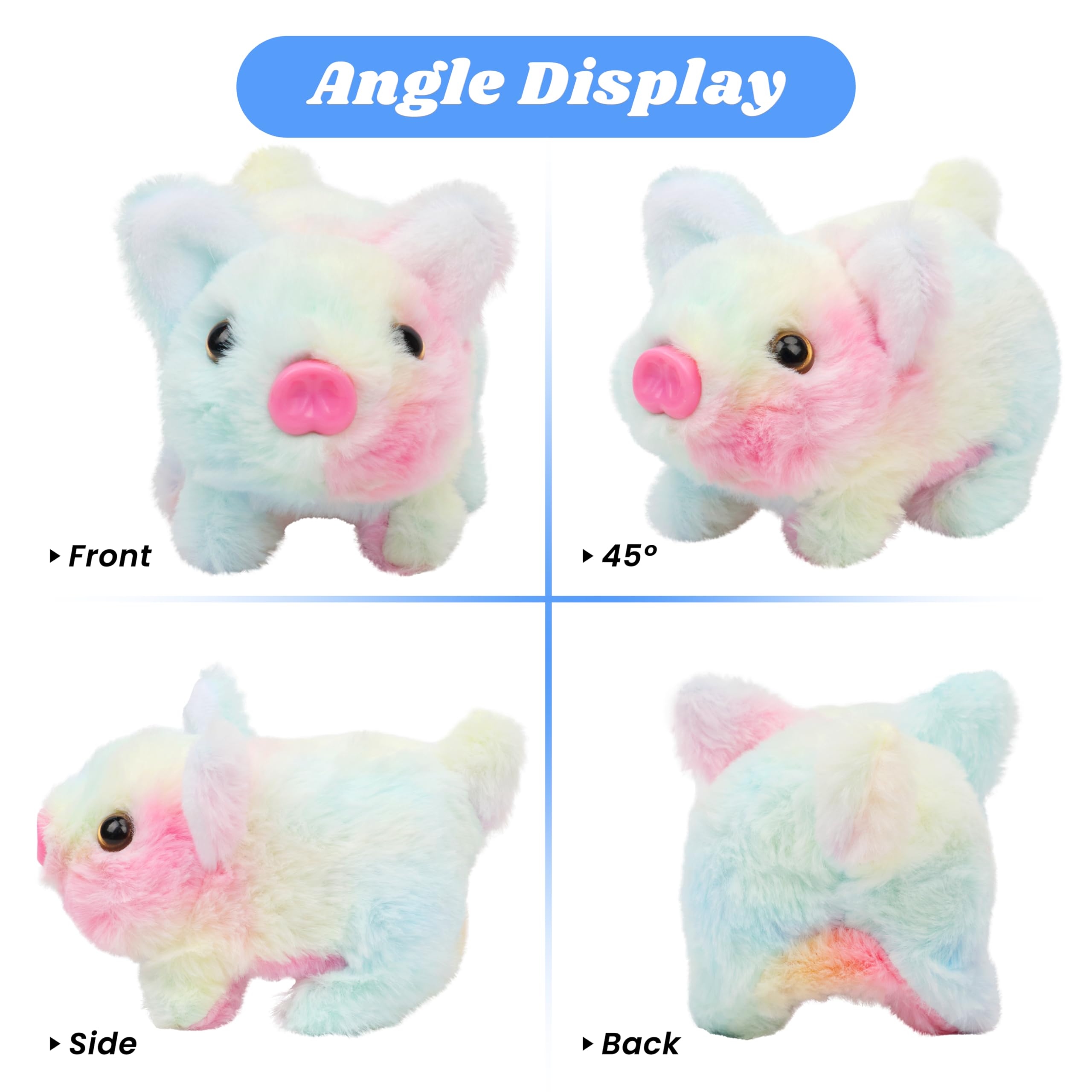 Hopearl piggy wiggle tail promotes dynamic pretend play and movement
