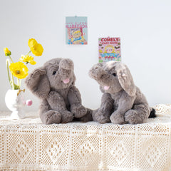 Hopearl plush calf-elephant toy, easy to spot-clean and maintain.