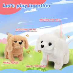 Hopearl portable seven-inch dog toy fits small hands for on-the-go fun.