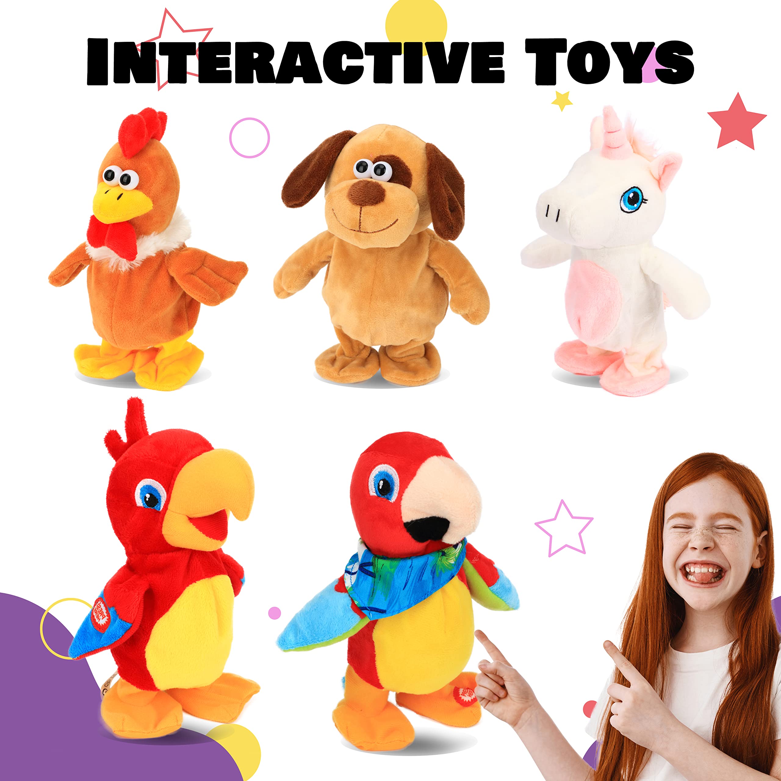 Hopearl Talking Chicken encourages imaginative play and social interaction with children.