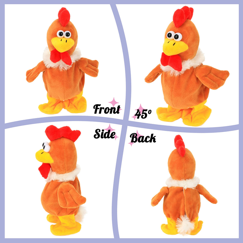 Hopearl Talking Chicken repeats spoken words in a playful voice.