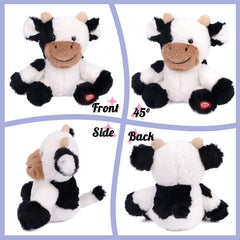 Hopearl Talking Cow 7-inch-size emphasizes compact, kid-friendly design for travel and at-home use.
