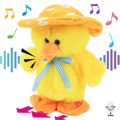 Hopearl talking duck toy repeats your words with a funny high-pitched voice.