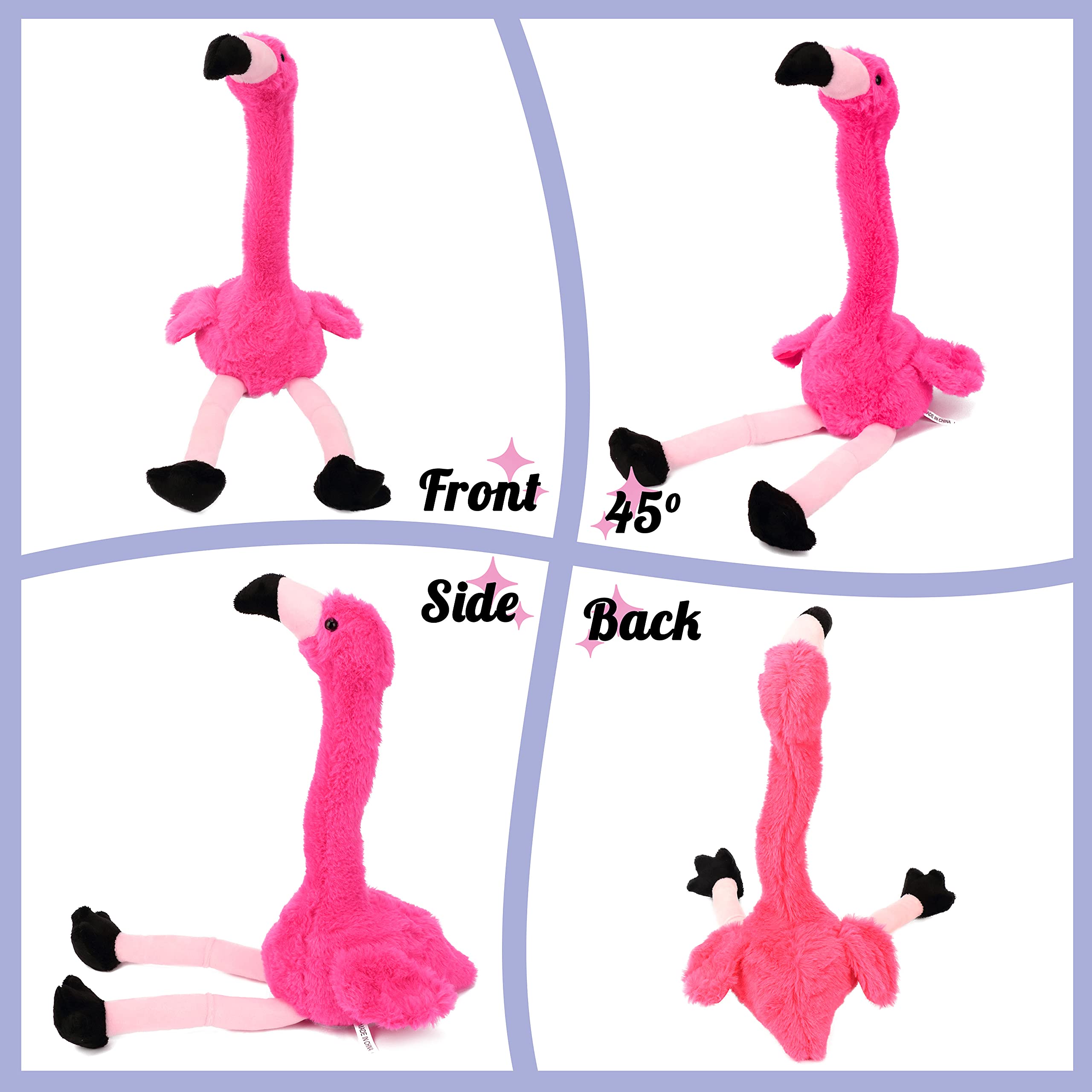 Hopearl Talking Flamingo head tilt and speaking action boosts interactive storytelling.