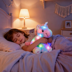 Hopearl unicorn sings ten songs to entertain and calm during bedtime.