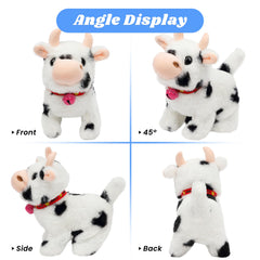Hopearl Walking Cow emits moo sounds to enliven pretend farm stories
