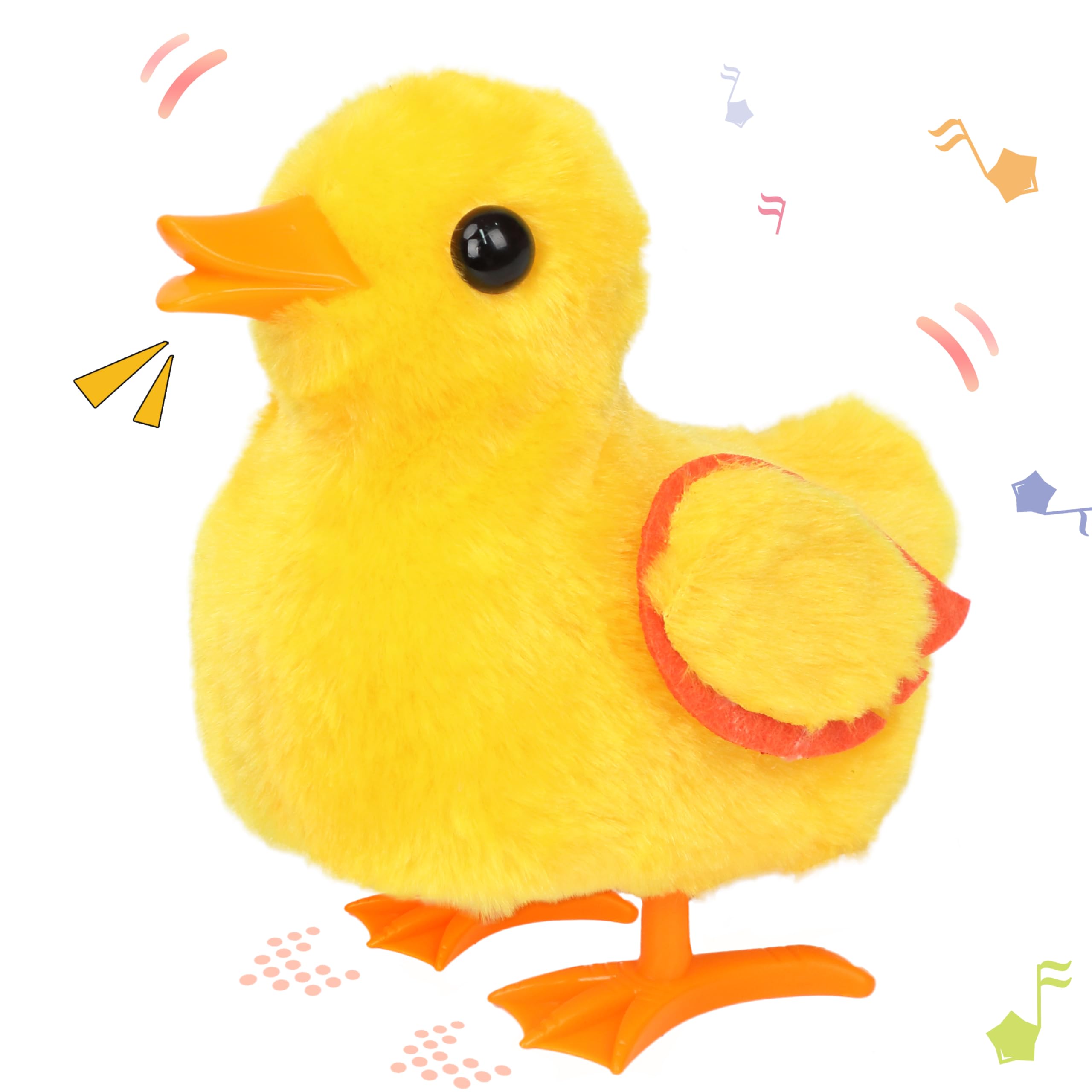 Hopearl Walking Duck front view shows interactive motion for toddlers